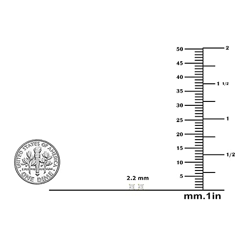 Diamond Accent 14K Yellow Gold Prong Set Princess-Cut Diamonds Stud Earrings (Diamond Quality Ij, I3) By La4Ve Diamonds | Fine Jewelry For Women Girls| Gift Box Included #TOP4