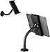 Price comparison product image Durable Tough Gooseneck Tablet Holder, Can be Table or Wall Mounted, for Tablets 7, 13 inch, 360 Degree Rotatable and Easy to Install, Optimal for POS Systems, Black