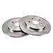 Torchbeam Rear Brake Rotors | Brake Kit for 2014 Matrix, 2010-2022 Prius, 2011-2013 CT200h, 2012-2018 Prius V,2009-2013 Matrix 1.8L,2pcs Automotive Replacement Disc Brake Rotor,55159
