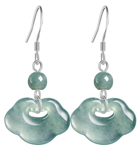 Boucles d'oreilles en jadeite naturelle pour sublimer votre style chinois au quotidien