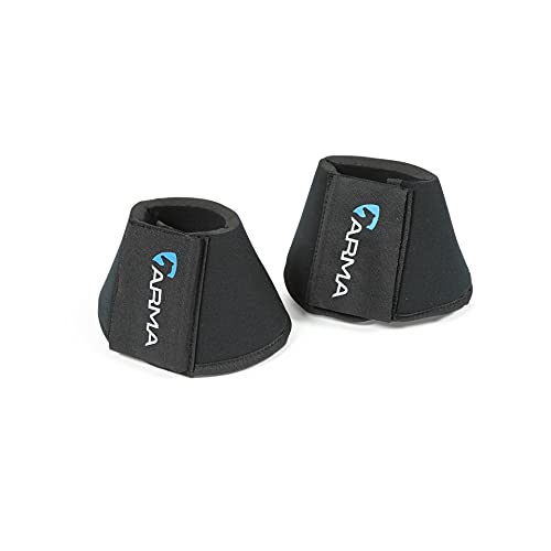 Shires Arma Neoprene Over Reach Boots - Black Pony