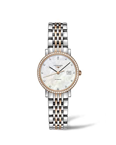 Longines Elegant Collection - L4.310.5.88.7 - MOP Diamond Dial Diamond Bezel Automatic Women's