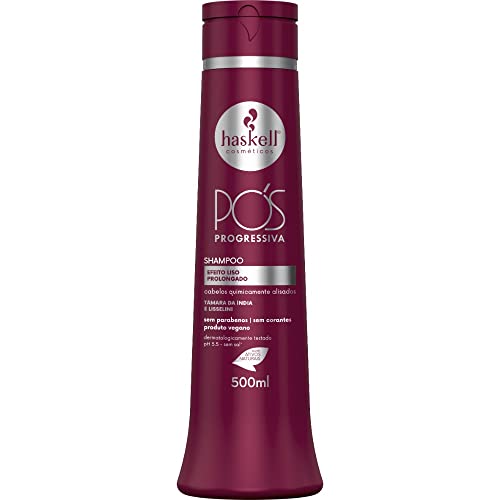 Haskell Pós Progressiva 500ml: Shampoo para Cabelos Quimicamente Alisados Haskell Pós Progressiva 500ml: Shampoo para Cabelos Quimicamente Alisados