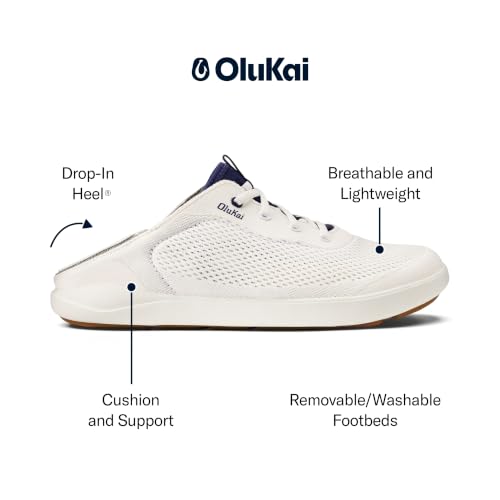 Image of OluKai Men's Moku Pae Slip-On Boat Shoes, Cushioned Deck & Dock Shoe