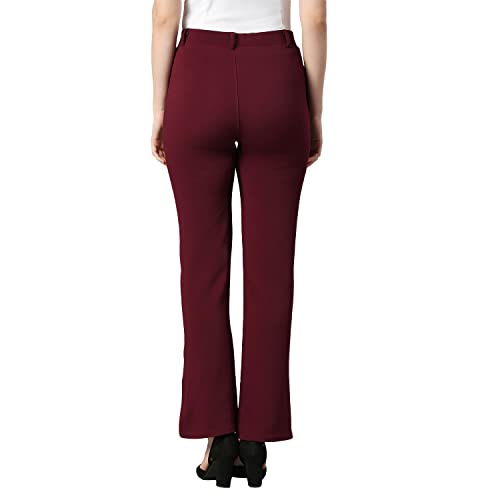 Image of Smarty Pants Women's Cotton Bell Bottom Formal Trouser