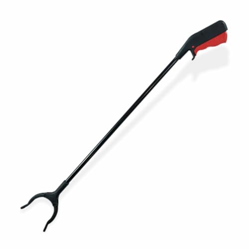 Litter Picker Heavy Duty Rubbish Grabber Reaching Mobility Pick Up Helping Hand Tool Kids Children Adults Elderly Stick with Magnetic Strip Long Handled Lightweight Aid 67cm (1)