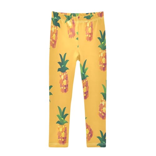 Bolaz Toddler Girls Leggings Printed Yoga Pants Leggings Painting Pineapple for Kids