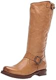 FRYE Women's Veronica Slouch Motorcycle Boot, Camel, 6.5 M M US