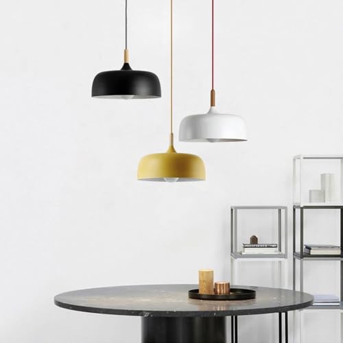 Lustre de luxe à tête unique luminaire suspendu minimaliste base E27 - 5