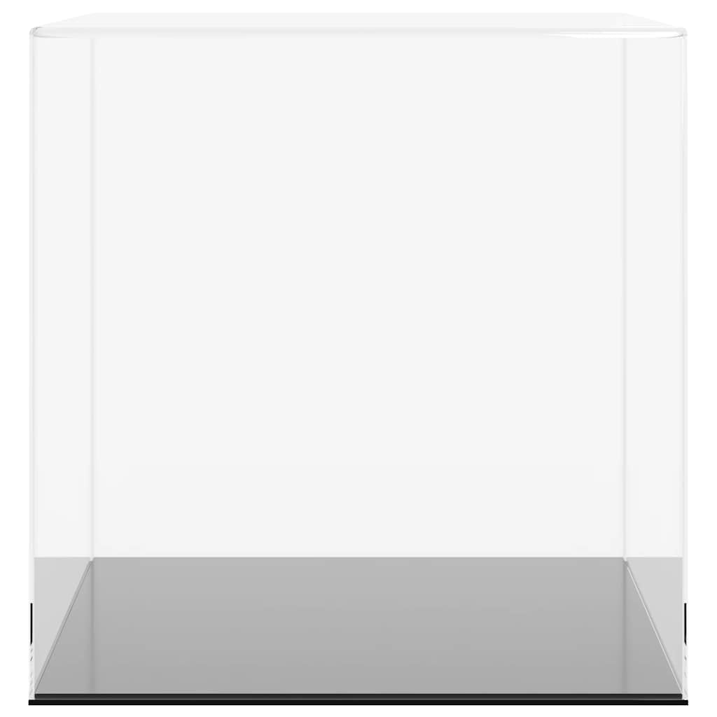 vidaXL Vitrine, Schaukasten Staubschutz, Sammlervitrine für Sammlerstücke Spielzeug Figuren, Ausstellungsbox Acrylbox, Transparent Acryl