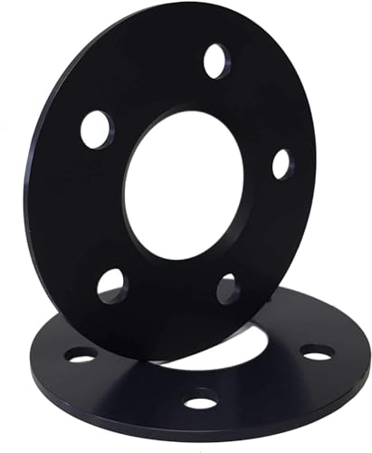 TRACER Spurverbreiterung Distanzscheiben 5x112 5 mm schwarz eloxiert Lochkreis 112/5