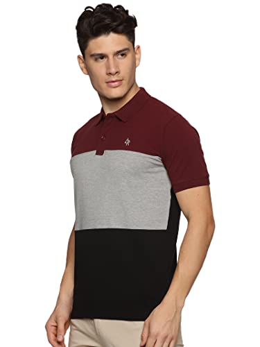 Image of ADRO Men's 100% Cotton Regular Fit Polo T-Shirt