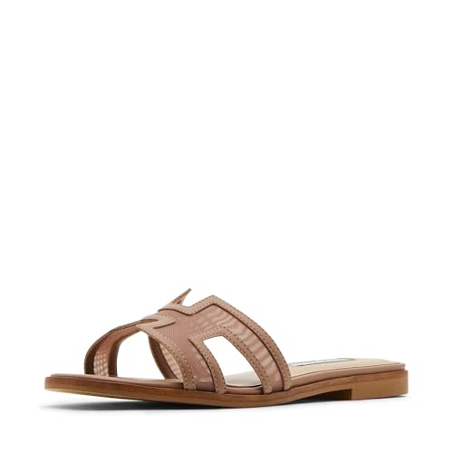Steve Madden Women's Hadyn Slide Sandal, Mocha Mesh, 9