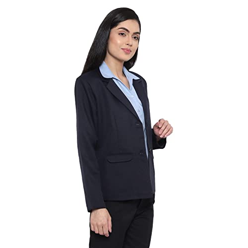 Image of Women's Single-Breasted Blazer /Formal Blazer /Casual Blazer /Full Sleeve Blazer /Regular Fir Blazer /Clean Look /Regular Length /Cotton Lycra Blazer.