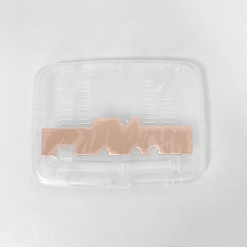 Image of Replacement Shell Case for PS One, Translucent Retro Game Console Housing Shell Kit for PS1 SCPH 001 SCPH 102 SCPH 103 (Transparent White)