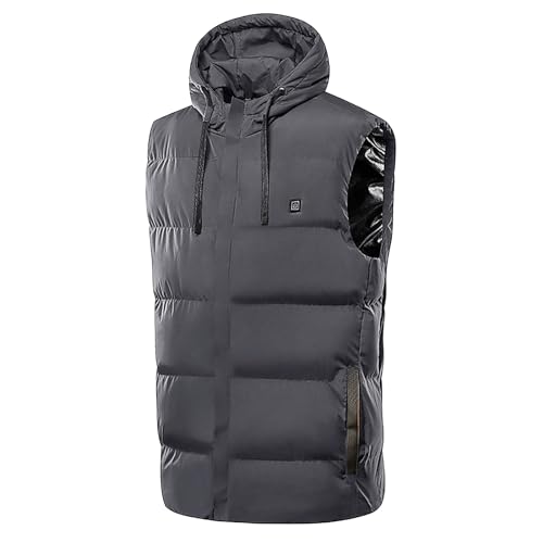 Gilet chauffant homme pour ski et camping avec veste hiver thermique 3 zones