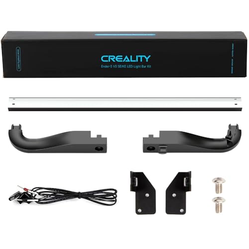 Creality Offizielles Ender 3 V3 SE/KE LED Licht Kit, 3D Drucker LED Lichtleiste, Einfache Installation, Energie und Stromsparendes Weiches Licht Ohne Stroboskop, 24V/5W für Ender 3 V3 SE Ender 3 V3 KE