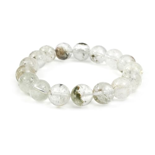 Bracelet de quartz de l'Himalaya blanc contre le stress et pour harmoniser l'esprit