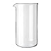Price comparison product image Bodum Transparent Glass Spare Coffee Maker Beaker 3 Cup 0.35L (12oz) (Pack of 2)