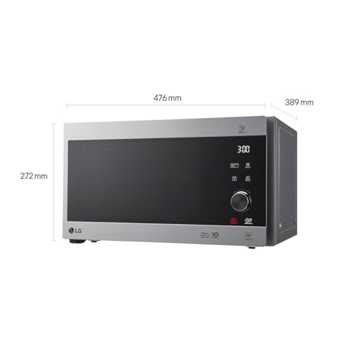 LG Electronics MH 6565 CPS Mikrowelle / 47.6 cm/akustisches Signal bei Programmende/edelstahl