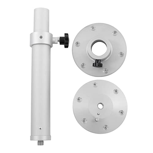 Telescopic Aluminum Alloy Removable Table Leg Adjustable RV Yacht Support Stand Silver, Default