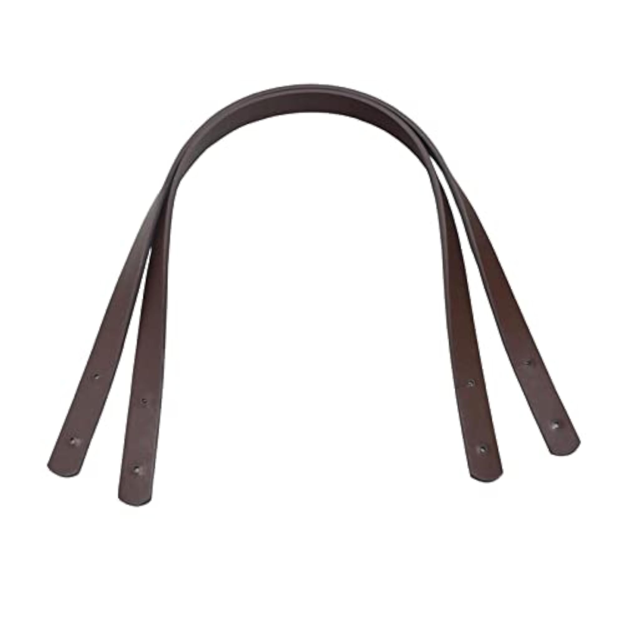 2x Bag Strap Belt Replacement Handle, Dark Brown