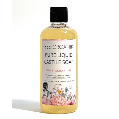 Image of Rose Geranium Liquid Castile Soap 300ml Geranium