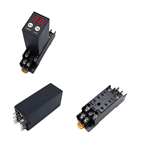 relais temporisé numérique h3y-4 220v pour cycle de temporisation électrique
