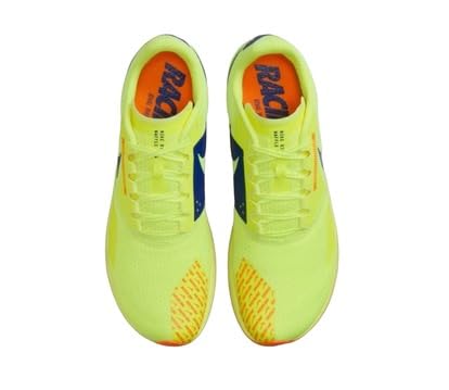 Nike Rival Waffle 6 Road and Cross-Country Racing Shoes (DX7998-701, Volt/Total Orange/Total Orange/Concord) Size 1.52