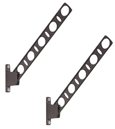 タカラ産業 ドライ ウェーブ 窓壁用物干金物 KAN55 1セット2本組 ダークブロンズ