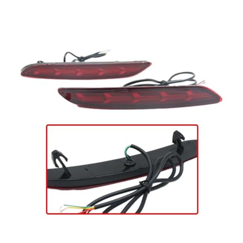 Reflector LED Parachoques Trasero para Chevy Cavalier 2019 Intermitente Secuencial 3