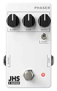 Guitar phaser pedal Versatil 6-stage Phaser pedal inspired by classic 70s circuits It has the classic phaser tones you expect but with a Blend control and a Feedback switch for a wider range of modern, experimental tones made in usa