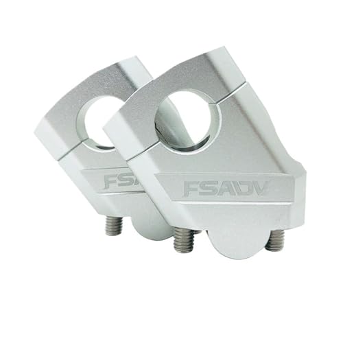 Pontets guidon réhausse double diamètre 22mm 28mm de serrage pour moto