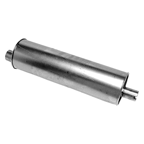 Image of Walker Quiet-Flow SS 22798 Direct Fit Exhaust Muffler 2.25 inch Inlet (ID) 2.5 inch Outlet (ID) for Jeep Cherokee
