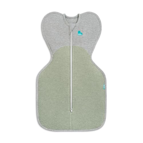 Image of Love to Dream Swaddle UP, Baby Sleep Sack, Self-Soothing Swaddles for Newborns, Get Longer Sleep, Snug Fit Helps Calm Startle Reflex, Suitable for All Seasons, 1.5 TOG, 8-13 lbs, Olive