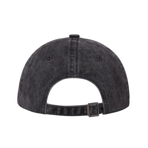 Image of 3 Pack Vintage Washed Cotton Adjustable Baseball Caps for Men Women Unstructured Low Profile Dad Hat