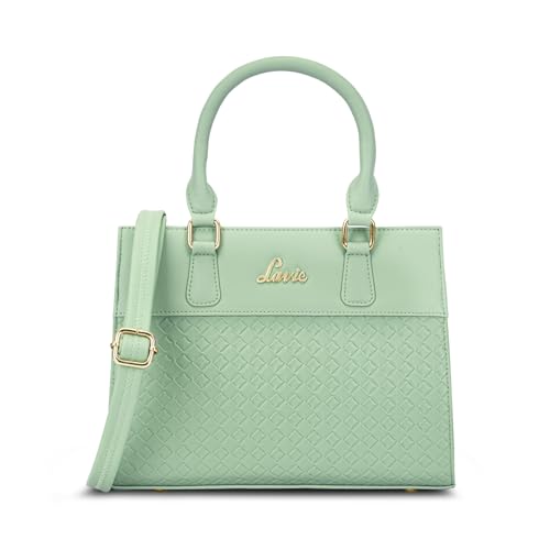 Lavie Women's Bot Neline Solid Satchel Bag for Women | Satchel Handbag for Work | Ladies purse | Stylish Shoulder Bag | Gift for Women