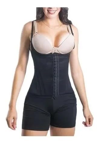 Cinta Colete Com Alça Princesa Catarina 12 Barbatanas Modeladora Redutora de Medidas Afina Cintura L