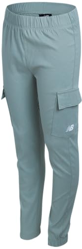 New Balance Moletom para meninas – 2 peças de moletom de lã ativa e calça cargo tecnológica tecnológ