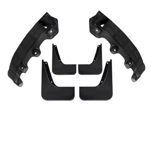 Jetour Traveller Shanhai T2 2023 2024 2025 に適合 車用マッドガード ライニング フェンダー 不凍液 ホイール インナーマッドガード マッドフラップ アクセサリー(6pcs)