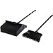 SPARTA Duo-Pan Upright Dust Pan and Broom Set, Essential Cleaning Tools for Home and Commercial Use, 36