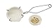 Small Melting Ceramic Crucible Dish Cup Set of 2 Melting Gold Silver Copper With Whip Tongs Handle 2A