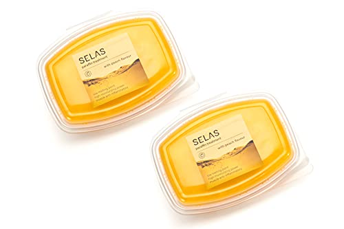 SELAS Peach Paraffin 2600ml Pack (980g x 2 Units). for Therapeutic and Aesthetic Treatments of Hands and feet - Image 2