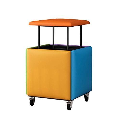 Tabouret de canapé en cuir pour optimiser l'espace du salon moderne - 2