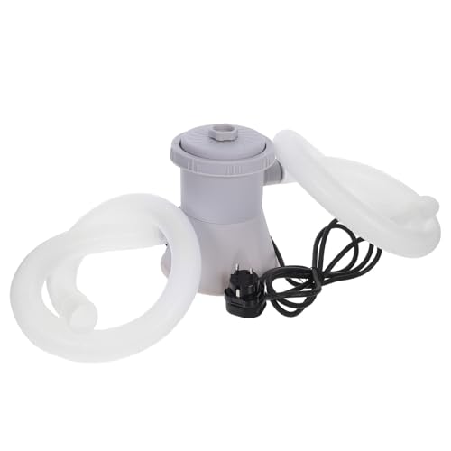 MOBUTOFU Bomba de Filtro para Piscina Eléctrica para Depuración de Agua con Función de Limpieza y Circulación para Piscinas Domésticas