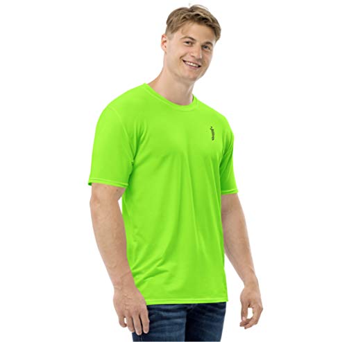 Image of JJ TEES Men's Polyester Solid Color Half Sleeve Jersey Tees with Round Neck Collar for Men Dry Fit Gym Workout Sports Regular Fit Tshirt