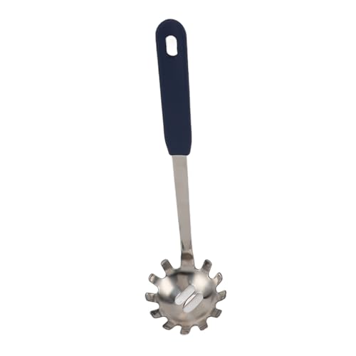 XHTLLO Spaghetti Spoon, Multi Functional Stainless Steel Pasta Fork, Anti Stick Cooking Tool for Kitchen, Spaghetti Rake for Cooking and Serving Noodles