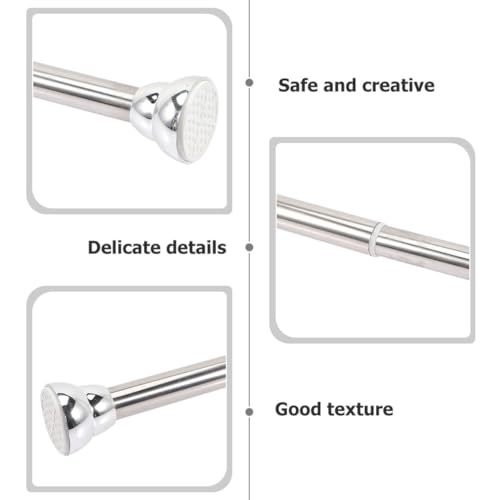 Tringle à rideaux extensible sans perçage avec pose télescopique rapide - 8