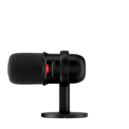 Image of HyperX SoloCast - USB Condenser Gaming Microphone,for PC,PS4,PS5 and Mac,Tap-to-Mute Sensor,Cardioid Polar Pattern,Great for Streaming,Podcasts,Twitch,YouTube,Discord,Black,(Pack of 10)