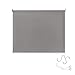 AufuN Außenrollo Balkon Outdoor Rollo Wetterfest 180 x 140 cm Outdoorrollo Sonnenschutz Balkonrollo UV Schutz, Reflektierende Thermofunktion für Fenster & Türen, Grau
